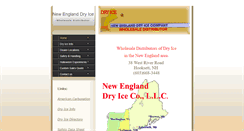 Desktop Screenshot of newenglanddryice.com